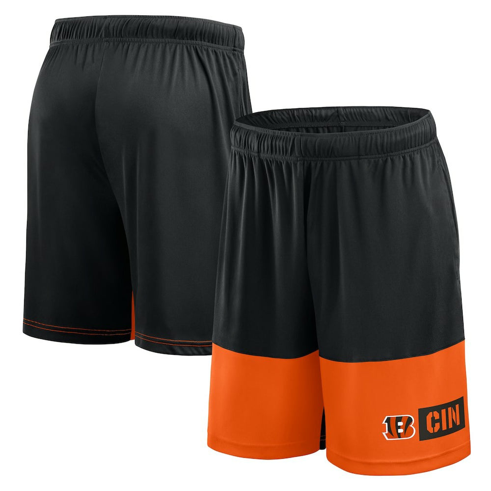 Cincinnati Bengals Logo Athletic Best of the Best Shorts - Black - NFL