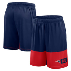 New England Patriots Logo Athletic Best of the Best Shorts - Navy - NFL