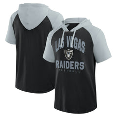 Las Vegas Raiders Logo Athletic Prime Hoodie T-Shirt - Black - NFL