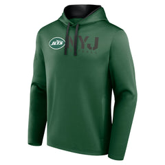 New York Jets Logo Athletic Head Start Pullover Hoodie - Green - NFL