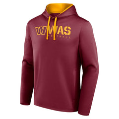 Washington Commanders Logo Athletic Head Start Pullover Hoodie - Burgundy - NFL