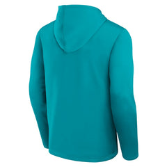 Miami Dolphins Logo Athletic Head Start Pullover Hoodie - Aqua - NFL