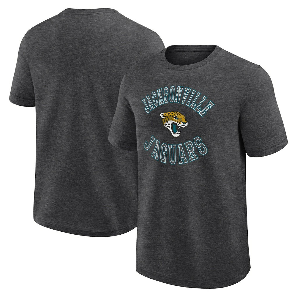 Jacksonville Jaguars Logo Athletic Success T-Shirt - Heather Charcoal - NFL