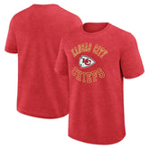 Kansas City Chiefs Logo Athletic Success T-Shirt - Heather Red - NFL