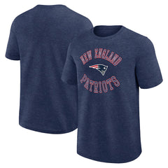 New England Patriots Logo Athletic Success T-Shirt - Heather Navy - NFL