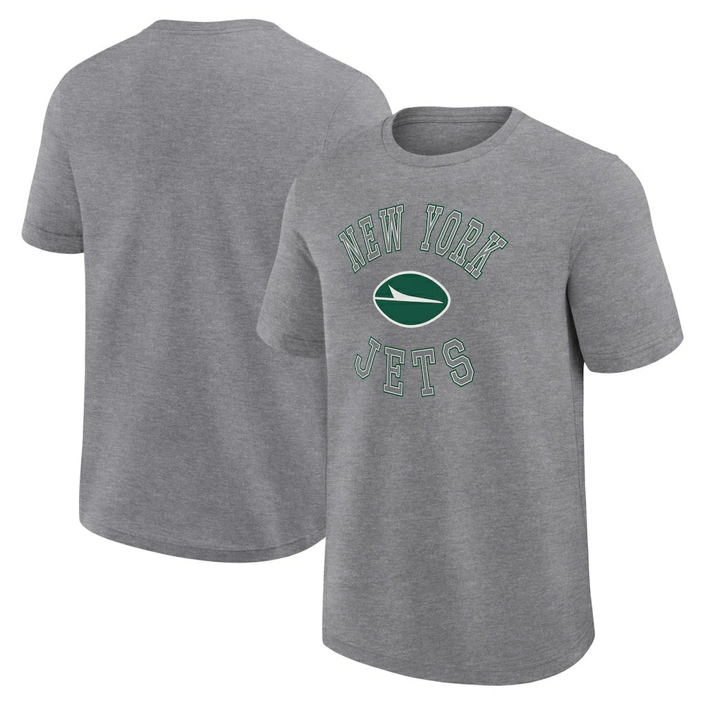 New York Jets Logo Athletic Success T-Shirt - Heather Gray - NFL