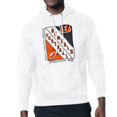 Cincinnati Bengals Starter Shield Logo Pullover Hoodie - White - NFL