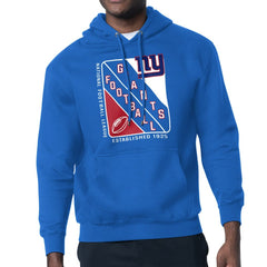 New York Giants Starter Shield Logo Pullover Hoodie - Royal - NFL