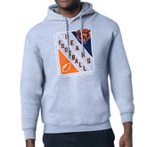 Chicago Bears Starter Shield Logo Pullover Hoodie - Heather Gray - NFL