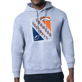 Denver Broncos Starter Shield Logo Pullover Hoodie - Heather Gray - NFL