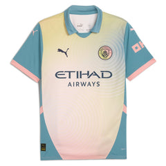 Puma - Kevin De Bruyne Manchester City 2024/25 Fourth Replica Player Jersey - Blue