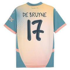 Puma - Kevin De Bruyne Manchester City 2024/25 Fourth Replica Player Jersey - Blue