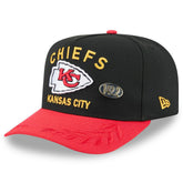 Kansas City Chiefs New Era 2025 NFL Draft On Stage A-Frame 59FIFTY Fitted Hat - Black/Red - NFL