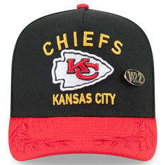 Kansas City Chiefs New Era 2025 NFL Draft On Stage A-Frame 59FIFTY Fitted Hat - Black/Red - NFL