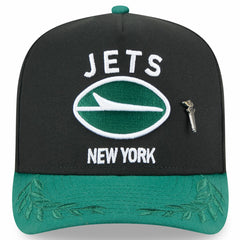 New York Jets New Era 2025 NFL Draft On Stage A-Frame 59FIFTY Fitted Hat - Black/Green - NFL