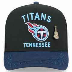 Tennessee Titans New Era 2025 NFL Draft On Stage A-Frame 59FIFTY Fitted Hat - Black/Navy - NFL