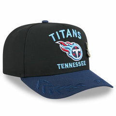 Tennessee Titans New Era 2025 NFL Draft On Stage A-Frame 59FIFTY Fitted Hat - Black/Navy - NFL
