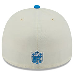 Detroit Lions New Era 2025 NFL Draft A-Frame 59FIFTY Fitted Hat - Cream/Blue - NFL