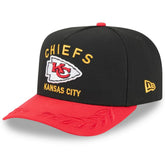 Kansas City Chiefs New Era 2025 NFL Draft A-Frame 9FIFTY Snapback Hat - Black/Red - NFL