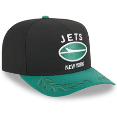 New York Jets New Era 2025 NFL Draft A-Frame 9FIFTY Snapback Hat - Black/Green - NFL