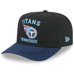 Tennessee Titans New Era 2025 NFL Draft A-Frame 9FIFTY Snapback Hat - Black/Navy - NFL