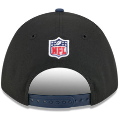 New England Patriots New Era 2025 NFL Draft 9FORTY A-Frame M-Crown Adjustable Hat - Black/Navy - NFL