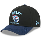 Tennessee Titans New Era 2025 NFL Draft 9FORTY A-Frame M-Crown Adjustable Hat - Black/Navy - NFL