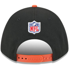 Cincinnati Bengals New Era 2025 NFL Draft 9FORTY A-Frame M-Crown Adjustable Hat - Black/Orange - NFL