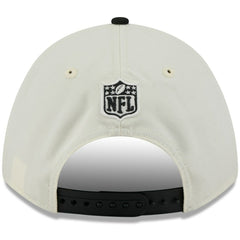 Cincinnati Bengals New Era 2025 NFL Draft 9FORTY A-Frame M-Crown Adjustable Hat - Cream/Black - NFL