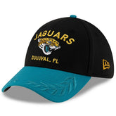 Jacksonville Jaguars New Era 2025 NFL Draft 39THIRTY Flex Hat - Black/Teal - NFL