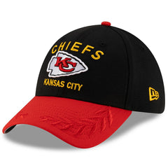 Kansas City Chiefs New Era 2025 NFL Draft 39THIRTY Flex Hat - Black/Red - NFL