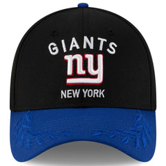 New York Giants New Era 2025 NFL Draft 39THIRTY Flex Hat - Black/Royal - NFL