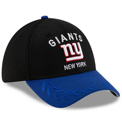 New York Giants New Era 2025 NFL Draft 39THIRTY Flex Hat - Black/Royal - NFL