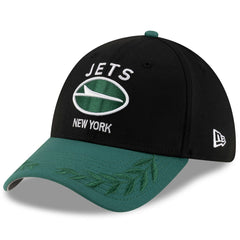 New York Jets New Era 2025 NFL Draft 39THIRTY Flex Hat - Black/Green - NFL