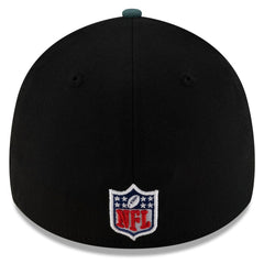 Philadelphia Eagles New Era 2025 NFL Draft 39THIRTY Flex Hat - Black/Midnight Green - NFL