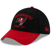 Tampa Bay Buccaneers New Era 2025 NFL Draft 39THIRTY Flex Hat - Black/Red - NFL