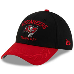 Tampa Bay Buccaneers New Era 2025 NFL Draft 39THIRTY Flex Hat - Black/Red - NFL