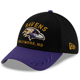 Baltimore Ravens New Era 2025 NFL Draft 39THIRTY Flex Hat - Black/Purple - NFL