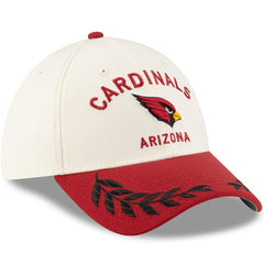 Arizona Cardinals New Era 2025 NFL Draft 39THIRTY Flex Hat - Cream/Cardinal - NFL