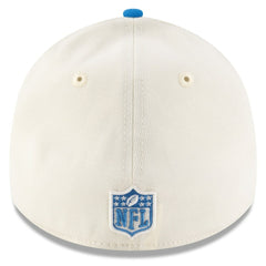 Detroit Lions New Era 2025 NFL Draft 39THIRTY Flex Hat - Cream/Blue - NFL