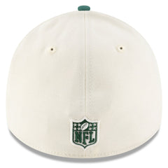 New York Jets New Era 2025 NFL Draft 39THIRTY Flex Hat - Cream/Green - NFL