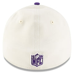 Minnesota Vikings New Era 2025 NFL Draft 39THIRTY Flex Hat - Cream/Purple - NFL