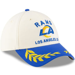 Los Angeles Rams New Era 2025 NFL Draft 39THIRTY Flex Hat - Cream/Royal - NFL
