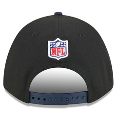Dallas Cowboys New Era Youth 2025 NFL Draft 9FORTY A-Frame M-Crown Adjustable Hat - Black/Navy - NFL