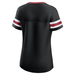 Arizona Cardinals Women's Original State Lace-Up T-Shirt - Black - Fanatics