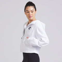 Vancouver Canucks lululemon Women's Scuba Oversized Half-Zip Hoodie - White | NHL near me