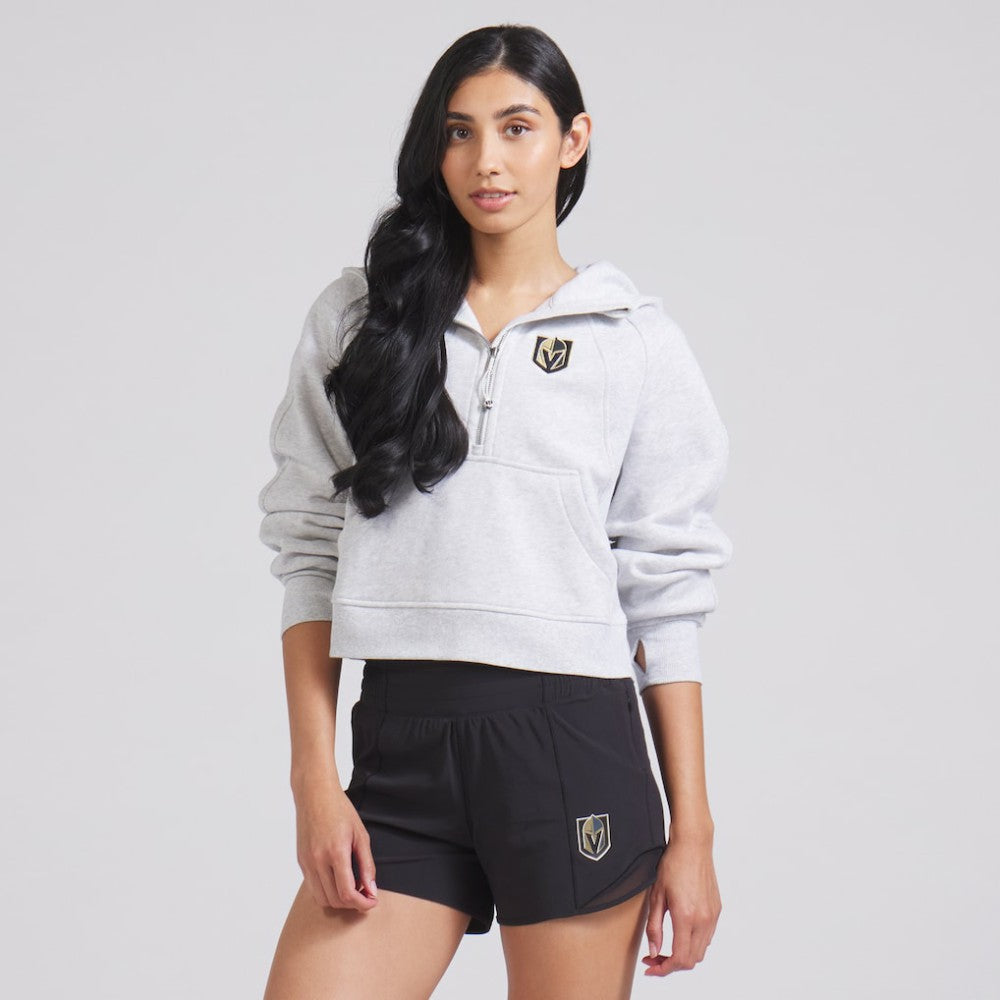 Vegas Golden Knights lululemon Women's Scuba Oversized Half-Zip Hoodie - Heathered Core Ultra Light Grey | NHL sale