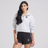 Vegas Golden Knights lululemon Women's Scuba Oversized Half-Zip Hoodie - Heathered Core Ultra Light Grey | NHL sale