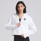 Vegas Golden Knights lululemon Women's Scuba Oversized Half-Zip Hoodie - White | NHL online