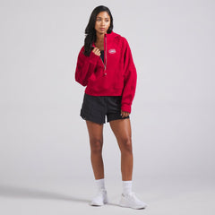 Montreal Canadiens lululemon Women's Scuba Oversized Half-Zip Hoodie - True Red | NHL Lifestyle